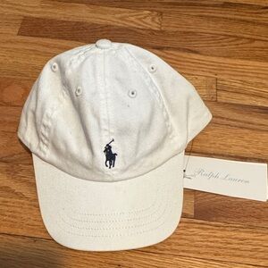 Ralph Lauren Cream Baseball Cap